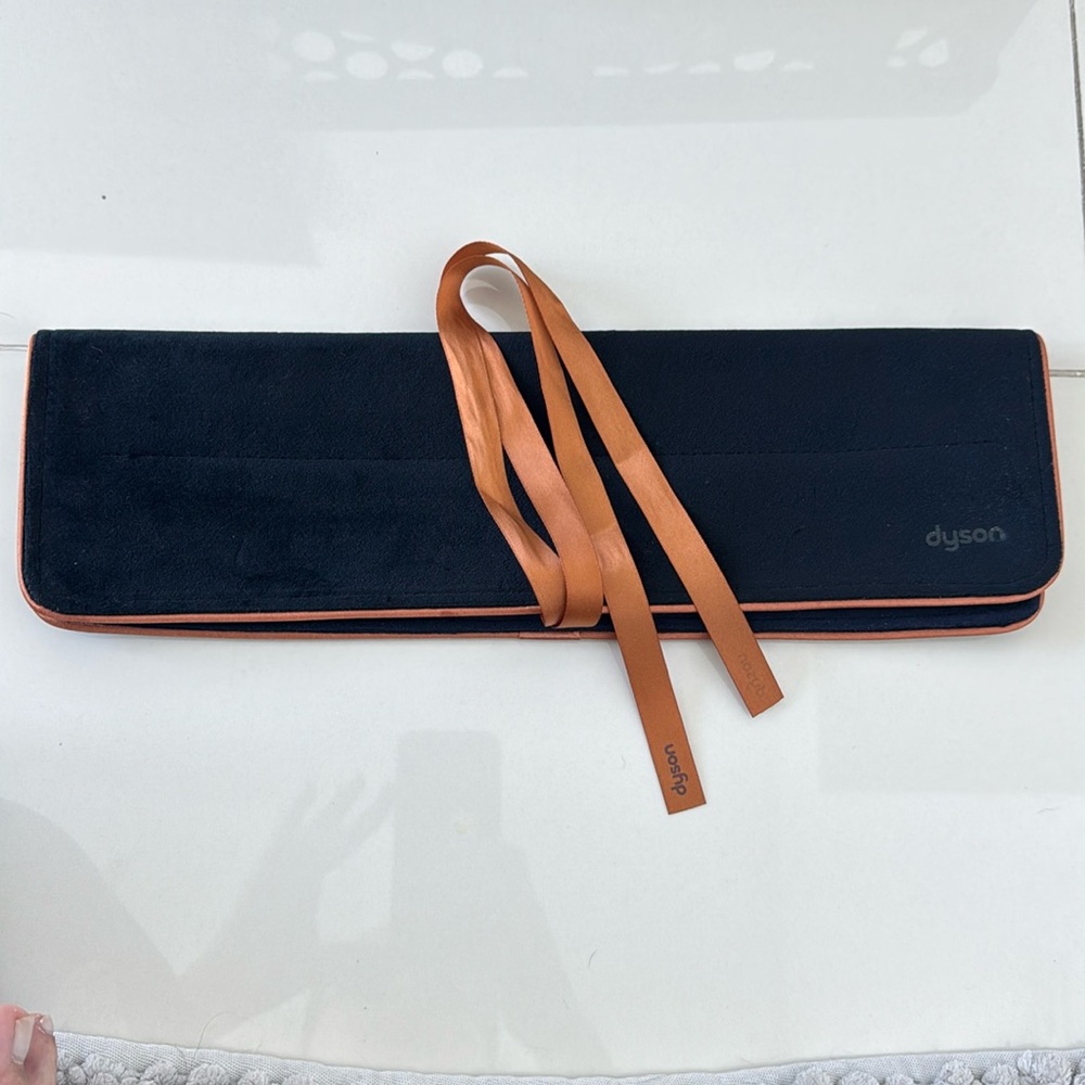 Dyson Corrale Heat Resistant Travel Pouch Airwrap Bag Case Black/Copper/Navy